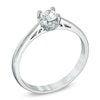 Thumbnail Image 1 of 0.33 CT. T.W. Canadian Certified Diamond Engagement Ring in 14K White Gold (I/I1)