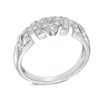 Thumbnail Image 1 of 0.10 CT. T.W. Diamond "MOM" Ring in Sterling Silver