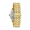 Thumbnail Image 3 of Men's Bulova Diamond Accent Gold-Tone Watch with Black Dial (Model: 97D108)