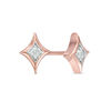 Thumbnail Image 0 of 0.04 CT. T.W. Diamond Solitaire Star Stud Earrings in 10K Rose Gold