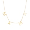Thumbnail Image 0 of "MAMA" Station Necklace in 10K Gold