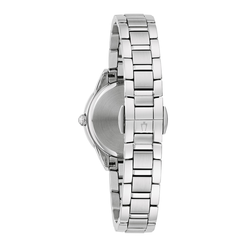 Ladies' Bulova Sutton 0.05 CT. T.W. Diamond Watch with Mother-of-Pearl Dial (Model: 96R253)