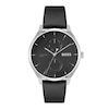 Thumbnail Image 0 of Men's Hugo Boss Tyler Leather Strap Watch with Black Dial (Model: 1514102)