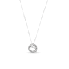 Thumbnail Image 0 of 0.30 CT. T.W. Diamond "MAMA" Swirl Frame Pendant in Sterling Silver
