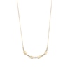 Thumbnail Image 0 of 0.23 CT. T.W. Diamond "MAMA" Station Line Necklace in 10K Gold - 17"
