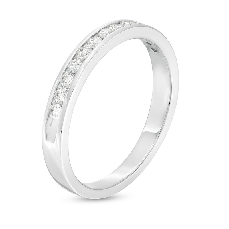 0.25 CT. T.W. Diamond Channel Band in 14K White Gold