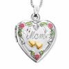 Thumbnail Image 0 of Mom Heart Locket in Sterling Silver