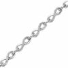 Thumbnail Image 0 of 0.33 CT. T.W. Diamond Infinity Bracelet in Sterling Silver