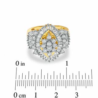 1.95 CT. T.W. Diamond Crown Ring in 10K Gold|Peoples Jewellers