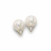 Thumbnail Image 0 of Blue Lagoon® by Mikimoto 5.5-6.0mm Cultured Akoya Pearl Stud Earrings in 14K Gold with Diamond Accents