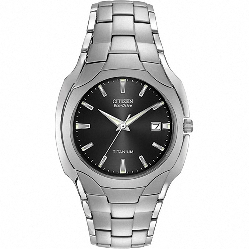 Men's Citizen Eco-Drive® Paradigm Titanium Watch with Black Dial (Model: BM6560-54H)