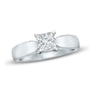 Thumbnail Image 0 of Celebration Canadian Lux® 1.00 CT. Princess-Cut Diamond Engagement Ring in 14K White Gold (I/SI2)