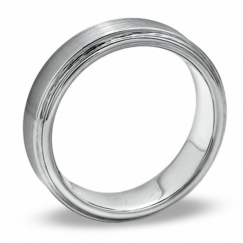 Men's 6.0mm Comfort Fit Tungsten Wedding Band - Size 10