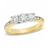 Thumbnail Image 0 of 1.00 CT. T.W. Diamond Past Present Future® Three Stone Ring in 10K Gold