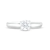 Thumbnail Image 3 of 0.70 CT. Canadian Certified Diamond Solitaire Engagement Ring in 14K White Gold (I/I1)