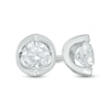 Thumbnail Image 0 of 0.40 CT. T.W. Canadian Certified Diamond Solitaire Tension Stud Earrings in 14K White Gold (I/I2)