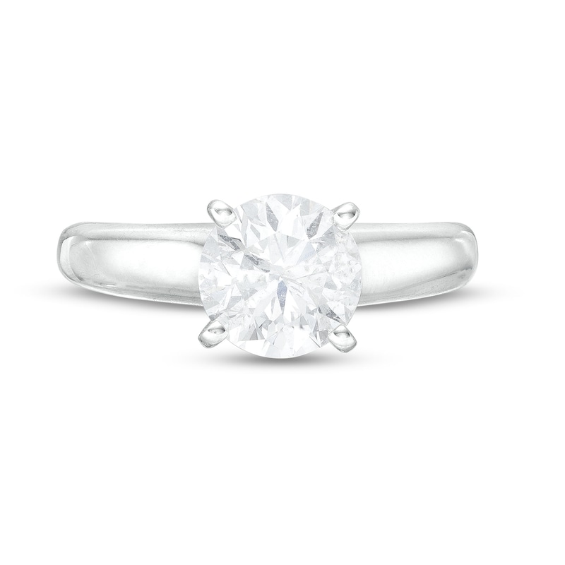 1.50 CT. Canadian Certified Diamond Solitaire Engagement Ring in 14K White Gold (I/I1)