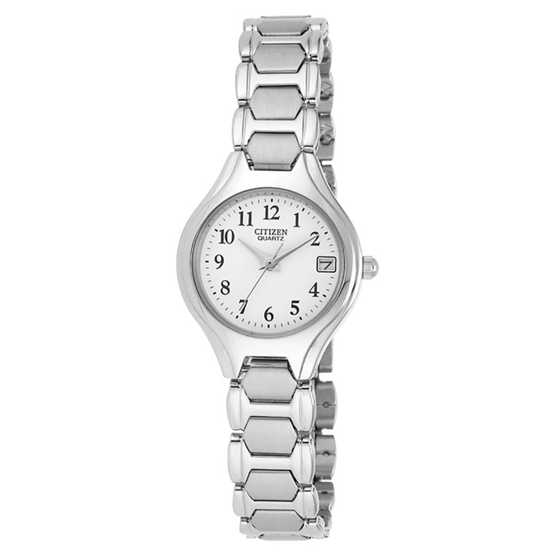 Ladies' Citizen Quartz Watch with White Dial (Model: EU2250-51A)