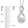 Thumbnail Image 1 of Diamond Accent Infinity Knot Pendant in Sterling Silver