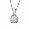 Thumbnail Image 0 of 0.25 CT. T.W. Certified Canadian Diamond Pendant in 14K White Gold - 17"
