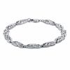 Thumbnail Image 1 of 0.25 CT. T.W. Diamond Infinity Bracelet in Sterling Silver