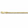 Thumbnail Image 0 of Ladies' 2.5mm Rope Chain Bracelet in 14K Gold