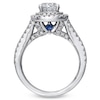 Thumbnail Image 1 of Vera Wang Love Collection 1.95 CT. T.W. Diamond Frame Split Shank Engagement Ring in 14K White Gold