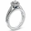 Thumbnail Image 2 of Vera Wang Love Collection 0.95 CT. T.W. Diamond Frame Bridal Set in 14K White Gold