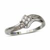 Thumbnail Image 0 of 0.05 CT. T.W. Diamond Splendid Promise Ring in Sterling Silver