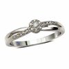 Thumbnail Image 0 of 0.05 CT. T.W. Diamond Wonderland Promise Ring in Sterling Silver
