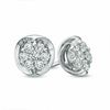 Thumbnail Image 0 of 0.50 CT. T.W. Diamond Cluster Stud Earrings in 10K White Gold