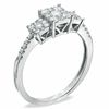 Thumbnail Image 1 of 0.48 CT. T.W. Composite Diamond Three Stone Ring in 10K White Gold