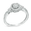 Thumbnail Image 1 of 0.20 CT. T.W. Diamond Cluster Promise Ring in 10K White Gold