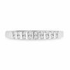Thumbnail Image 1 of 0.15 CT. T.W. Diamond Double Row Anniversary Band in Sterling Silver