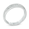 Thumbnail Image 1 of 0.12 CT. T.W. Diamond Five Stone Anniversary Band in Sterling Silver