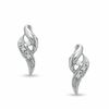 Thumbnail Image 0 of Diamond Accent Swirl Earrings in Sterling Silver