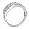 Thumbnail Image 1 of 0.25 CT. T.W. Diamond Bamboo Design Band in 10K White Gold