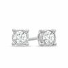 Thumbnail Image 0 of 0.25 CT. T.W. Diamond Miracle-Set Stud Earrings in 10K White Gold
