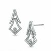 Thumbnail Image 0 of 0.12 CT. T.W. Diamond Bell Drop Earrings in Sterling Silver