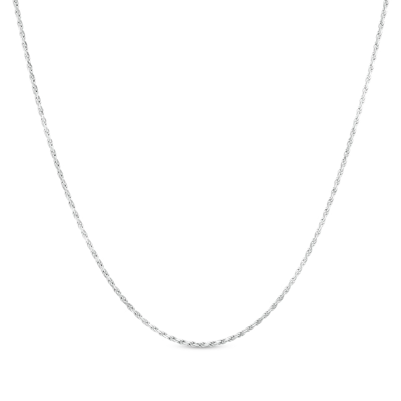 Ladies' 1.4mm Rope Chain Necklace in Sterling Silver - 18"