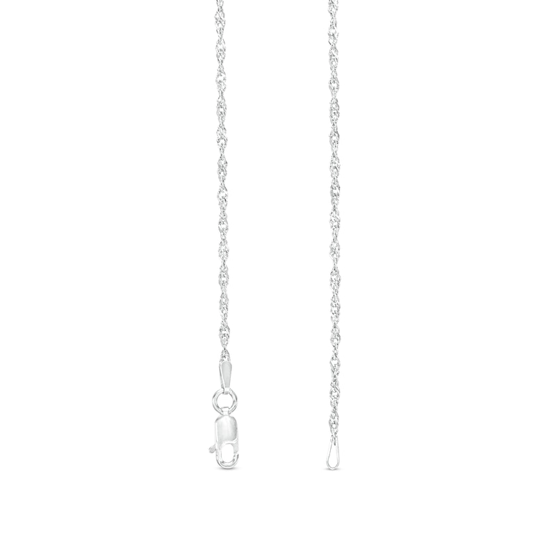 2.0mm Singapore Chain Necklace in Sterling Silver - 20"