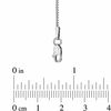 Thumbnail Image 1 of 0.8mm Box Chain Necklace in 10K White Gold - 20"