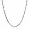 Thumbnail Image 0 of 1.0mm Gourmette Chain Necklace in 10K White Gold - 20"