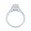 Thumbnail Image 1 of 1.50 CT. T.W. Diamond Frame Double Row Engagement Ring in 14K White Gold
