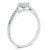 Thumbnail Image 1 of 0.20 CT. T.W. Diamond Frame Promise Ring in 10K White Gold