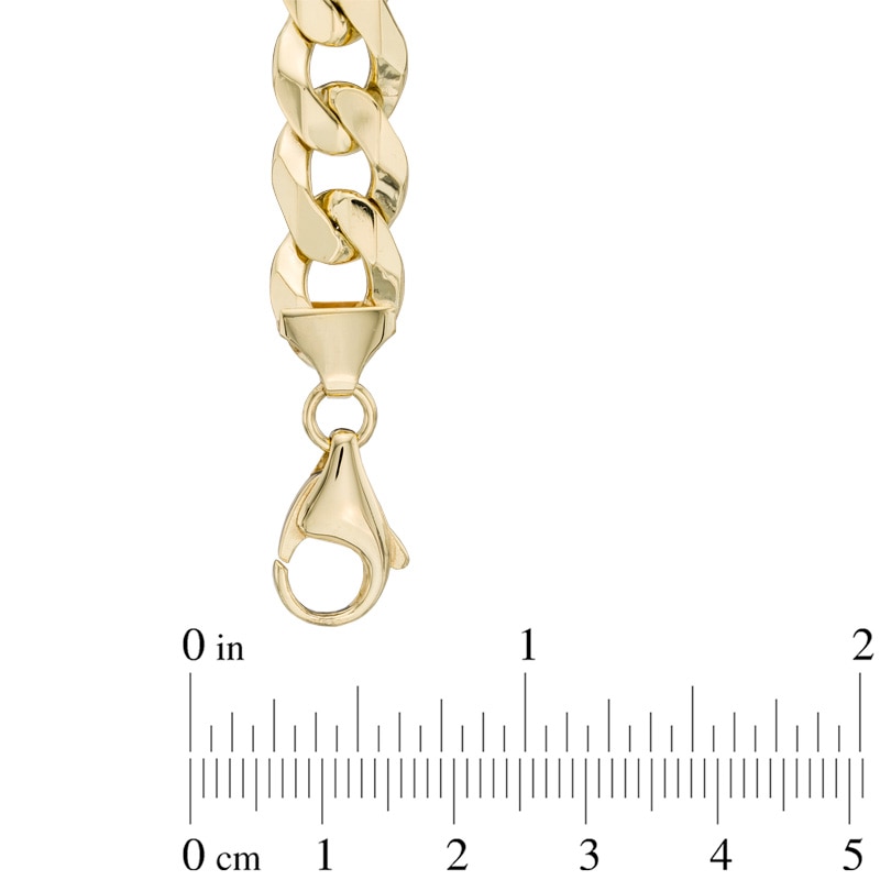 10.3mm Curb Chain Necklace in 10K Gold - 24"