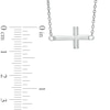 Thumbnail Image 2 of Sideways Cross Necklace and Bracelet Set in Sterling Silver