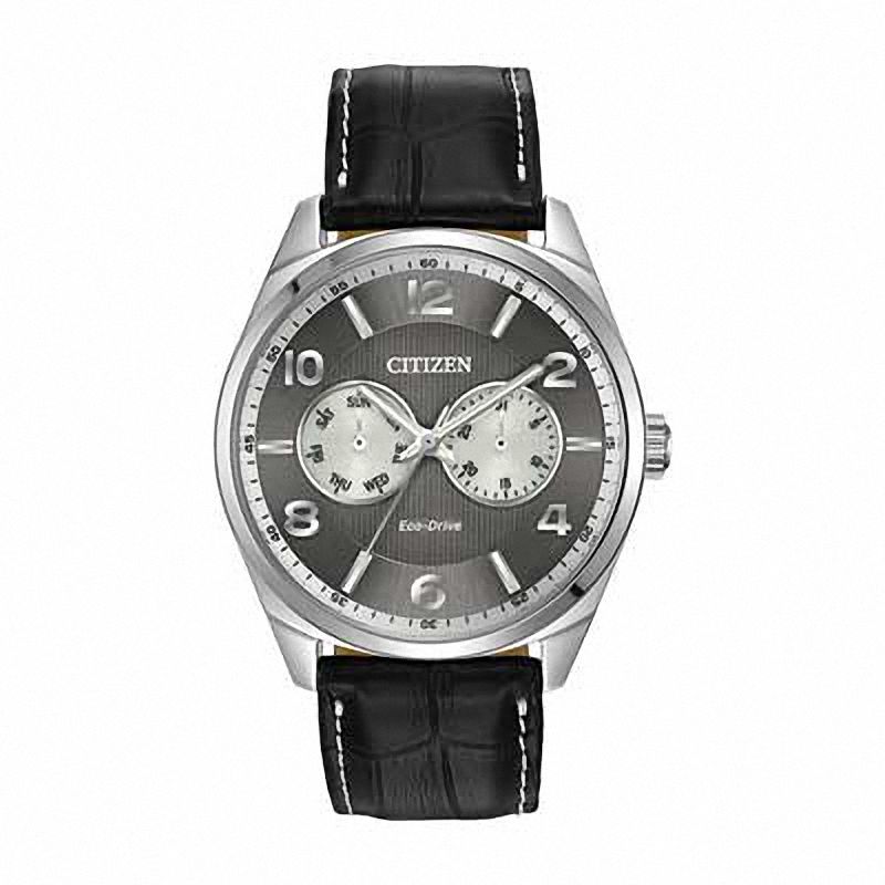Men's Citizen Eco-Drive® Strap Watch with Grey Dial (Model: AO9020-17H)