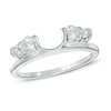 Thumbnail Image 0 of 0.33 CT. T.W. Diamond Collar Solitaire Enhancer in 10K White Gold