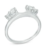 Thumbnail Image 1 of 0.33 CT. T.W. Diamond Collar Solitaire Enhancer in 10K White Gold
